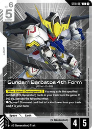 Image for Gundam Barbatos 4th Form (ST10-007) (ST10) - Gundam Card Game