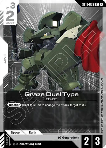 Image for Graze Duel Type (ST10-009) (ST10) - Gundam Card Game