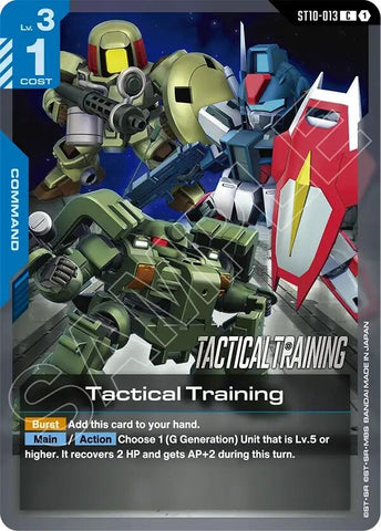 Image for Tactical Training (ST10-013) (ST10) - Gundam Card Game
