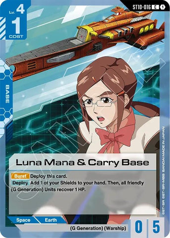 Image for Luna Mana & Carry Base (ST10-016) (ST10) - Gundam Card Game