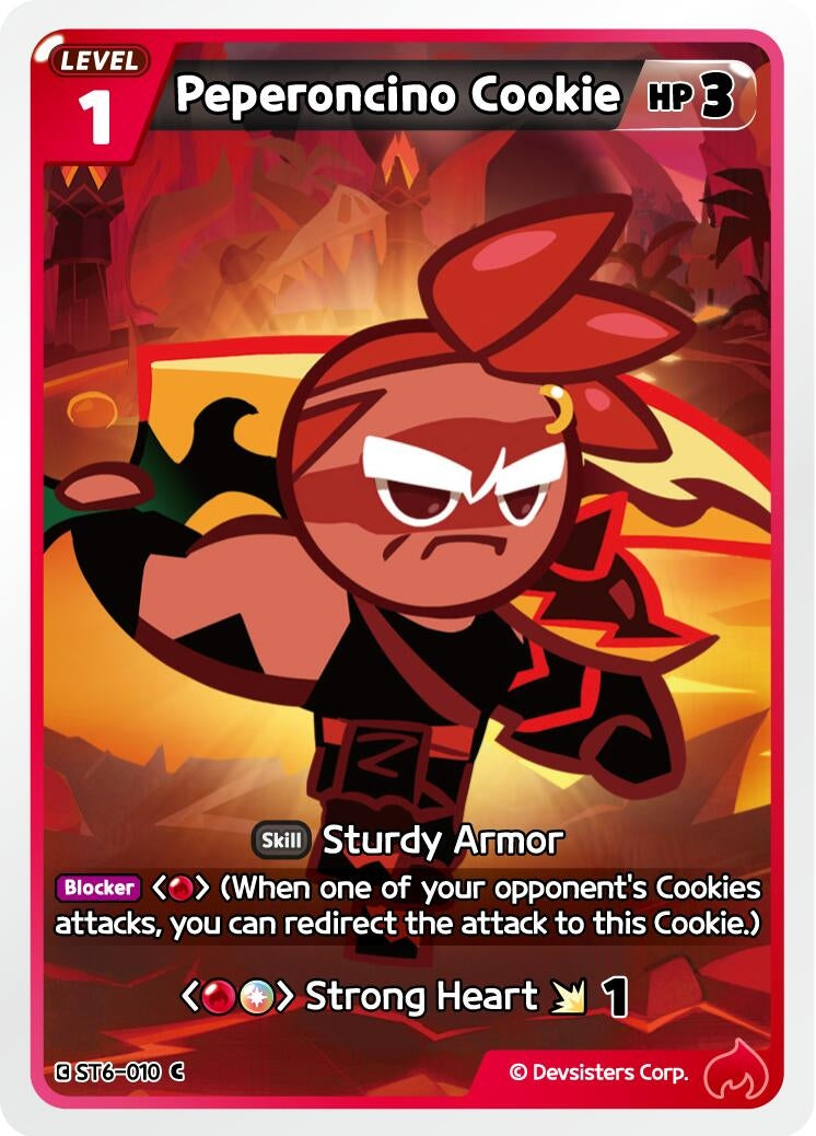 Image for Peperoncino Cookie (ST6-010) (ST6-ST10) - CookieRun: Braverse TCG