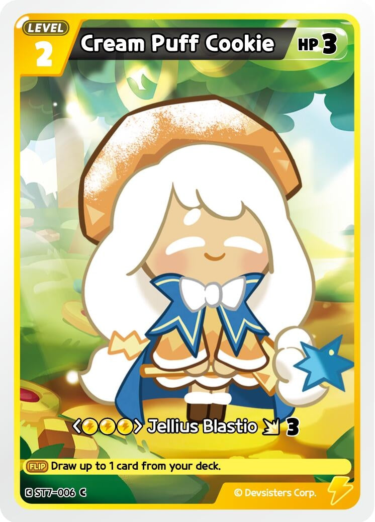 Image for Cream Puff Cookie (ST7-006) (ST6-ST10) - CookieRun: Braverse TCG