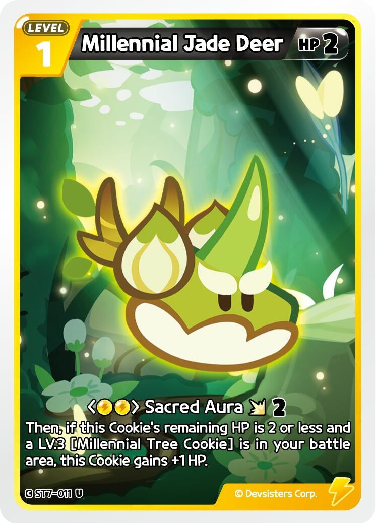 Image for Millennial Jade Deer (ST7-011) (ST6-ST10) - CookieRun: Braverse TCG