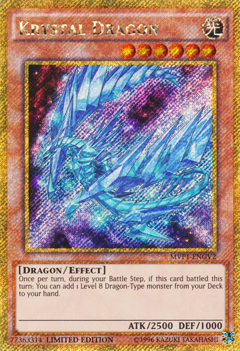 Dragon Krystal [MVP1-FRV2] Gold Secret Rare
