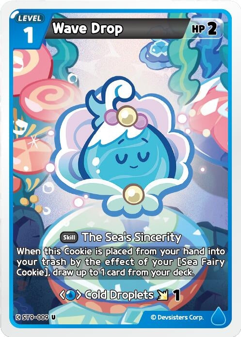 Image for Wave Drop (ST9-009) (ST6-ST10) - CookieRun: Braverse TCG