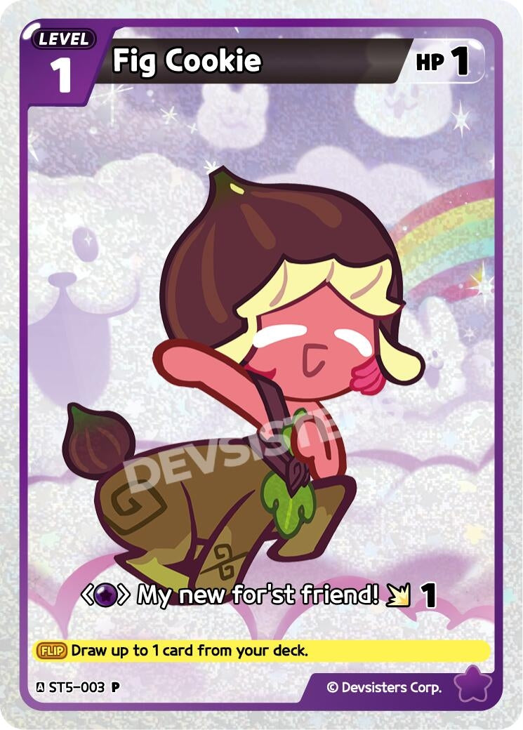 Image for Fig Cookie (ST5-003) (P) - CookieRun: Braverse TCG