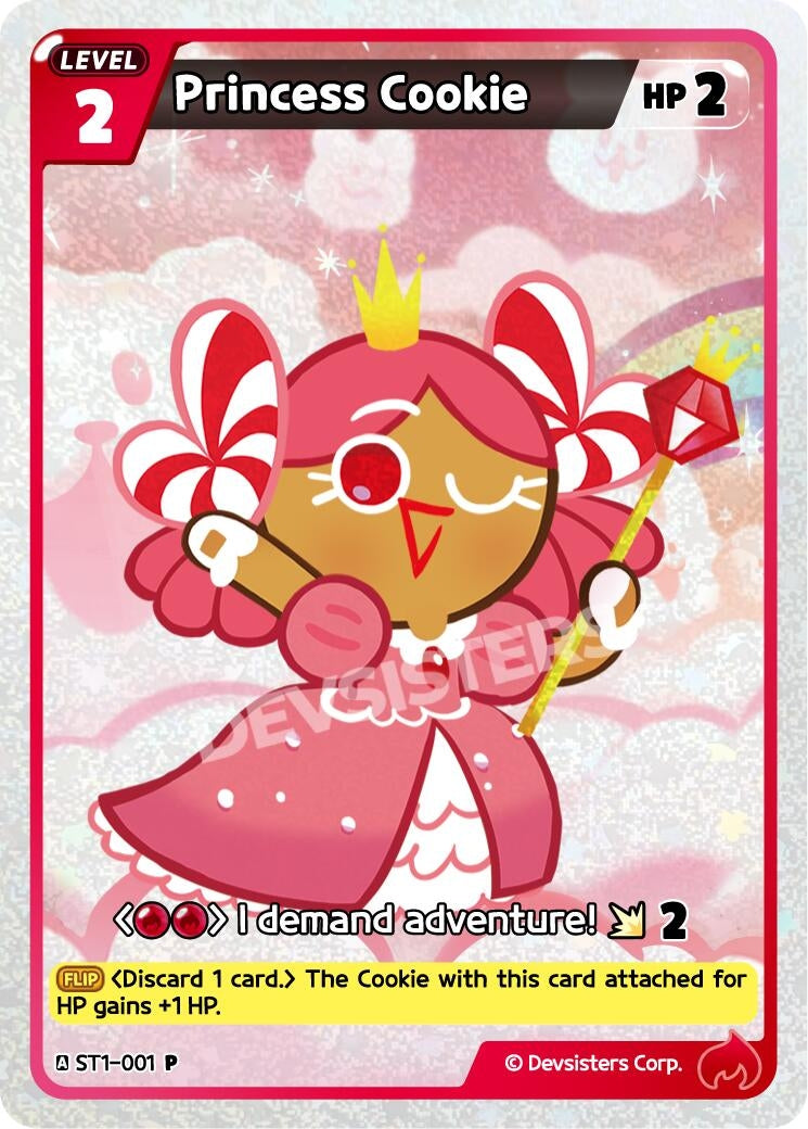 Image for Princess Cookie (ST1-001) (P) - CookieRun: Braverse TCG