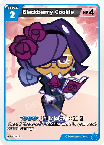 Image for Blackberry Cookie (134) (P-134) (P) - CookieRun: Braverse TCG