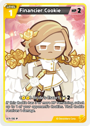 Image for Financier Cookie (P-130) (P) - CookieRun: Braverse TCG