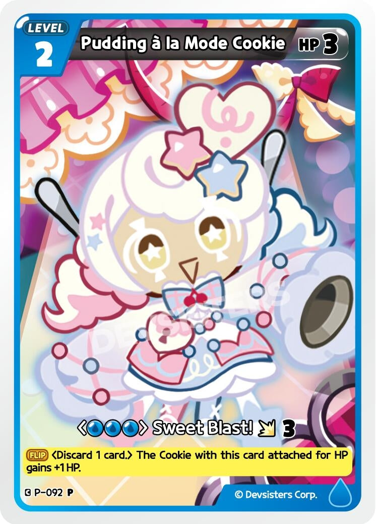 Image for Pudding a la mode Cookie (092) (P-092) (P) - CookieRun: Braverse TCG