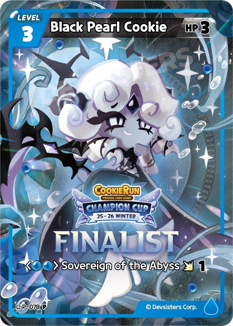 Image for Black Pearl Cookie (Finalist) (P-078) (P) - CookieRun: Braverse TCG