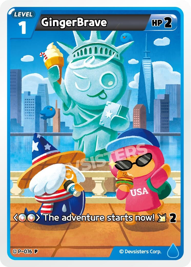 Image for GingerBrave (076) (P-076) (P) - CookieRun: Braverse TCG