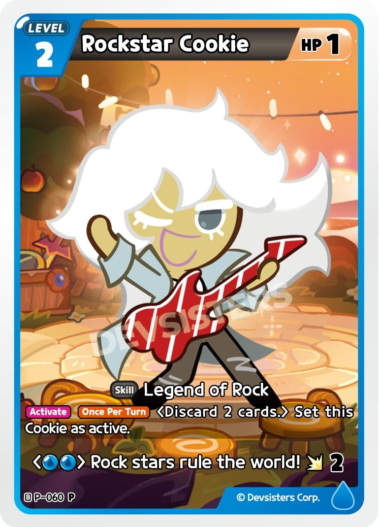 Image for Rockstar Cookie (060) (P-060) (P) - CookieRun: Braverse TCG
