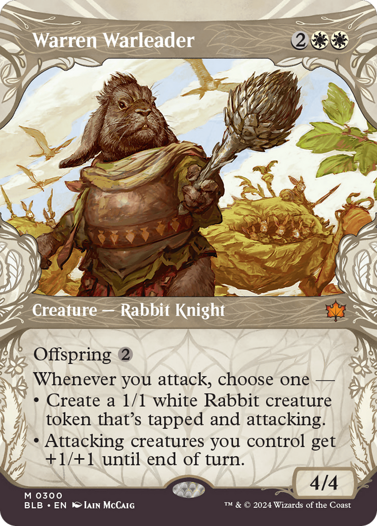 Warren, chef de guerre (Vitrine) [Bloomburrow]