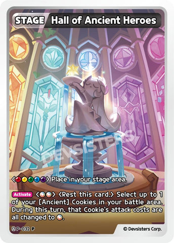 Image for Hall of Ancient Heroes (P-032) (P) - CookieRun: Braverse TCG
