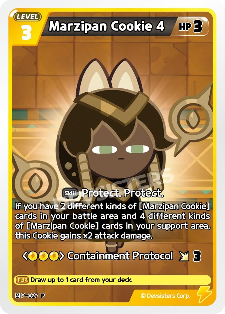 Image for Marzipan Cookie 4 (P-027) (P) - CookieRun: Braverse TCG