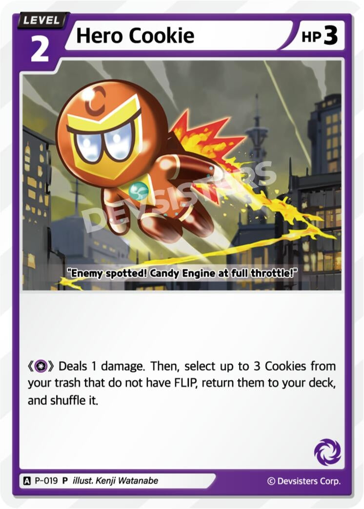 Image for Hero Cookie (P-019) (P) - CookieRun: Braverse TCG