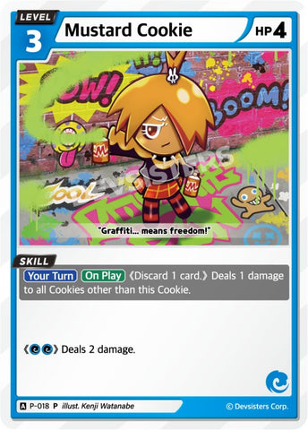 Image for Mustard Cookie (018) (P-018) (P) - CookieRun: Braverse TCG