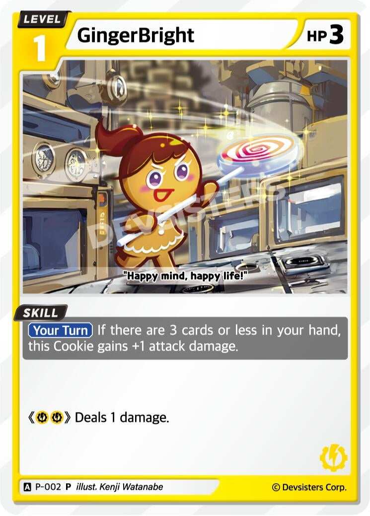 Image for GingerBright (002) (P-002) (P) - CookieRun: Braverse TCG