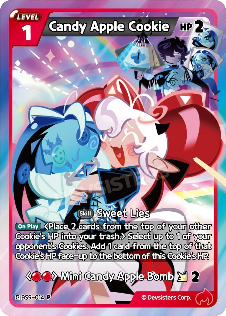 Image for Candy Apple Cookie (BS9-014) (P) - CookieRun: Braverse TCG
