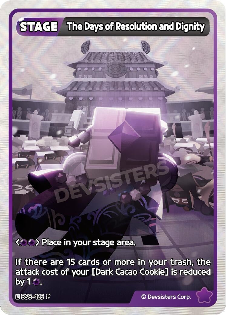 Image for The Days of Resolution and Dignity (BS8-125) (P) - CookieRun: Braverse TCG
