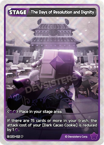 Image for The Days of Resolution and Dignity (BS8-125) (P) - CookieRun: Braverse TCG
