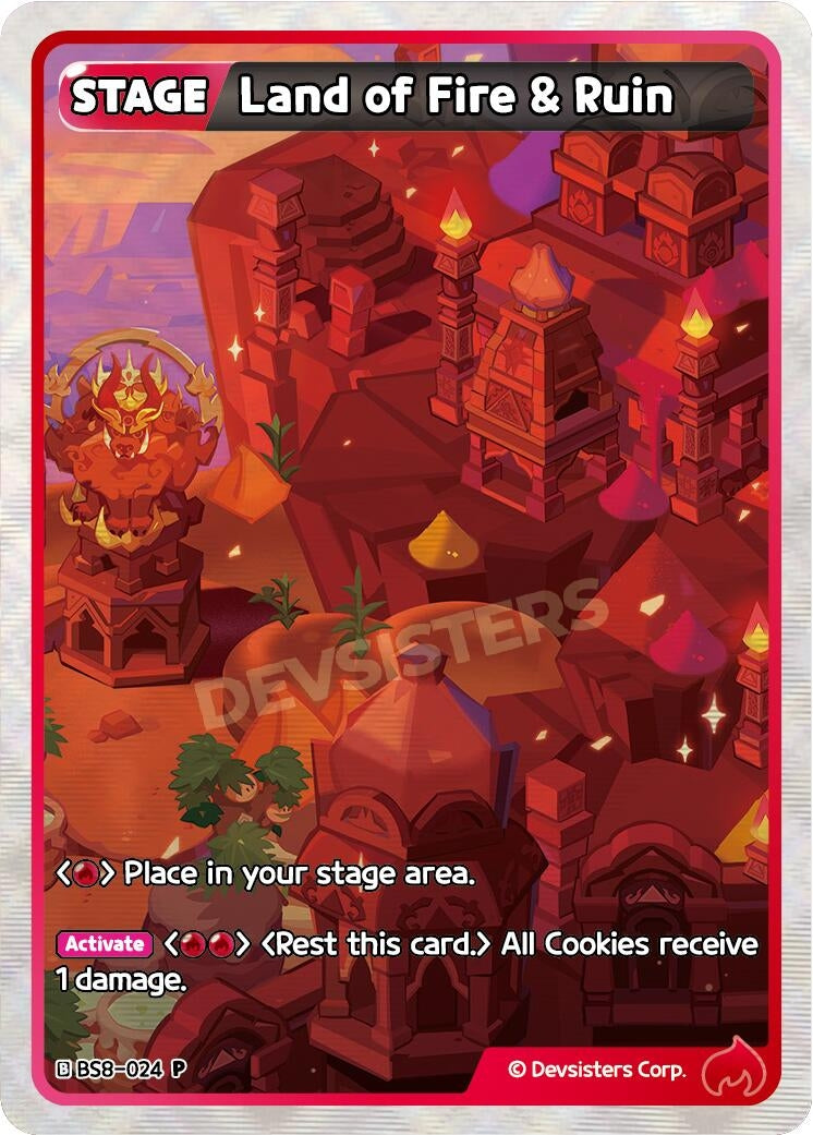 Image for Land of Fire & Ruin (BS8-024) (P) - CookieRun: Braverse TCG