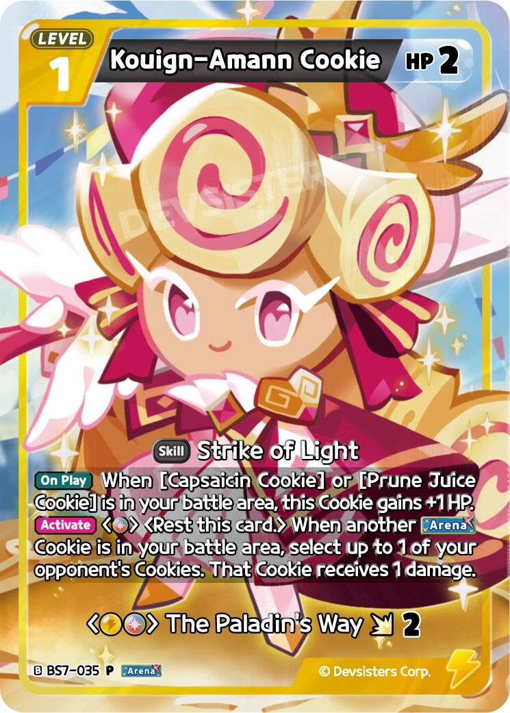Image for Kouign-Amann Cookie (BS7-035) (P) - CookieRun: Braverse TCG