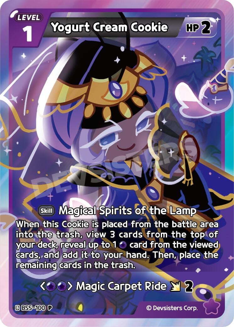 Image for Yogurt Cream Cookie (BS5-100) (P) - CookieRun: Braverse TCG