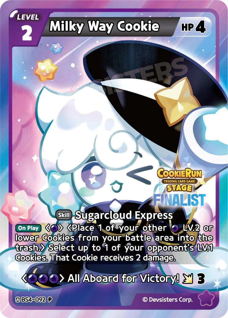 Image for Milky Way Cookie (Finalist) (BS4-092) (P) - CookieRun: Braverse TCG