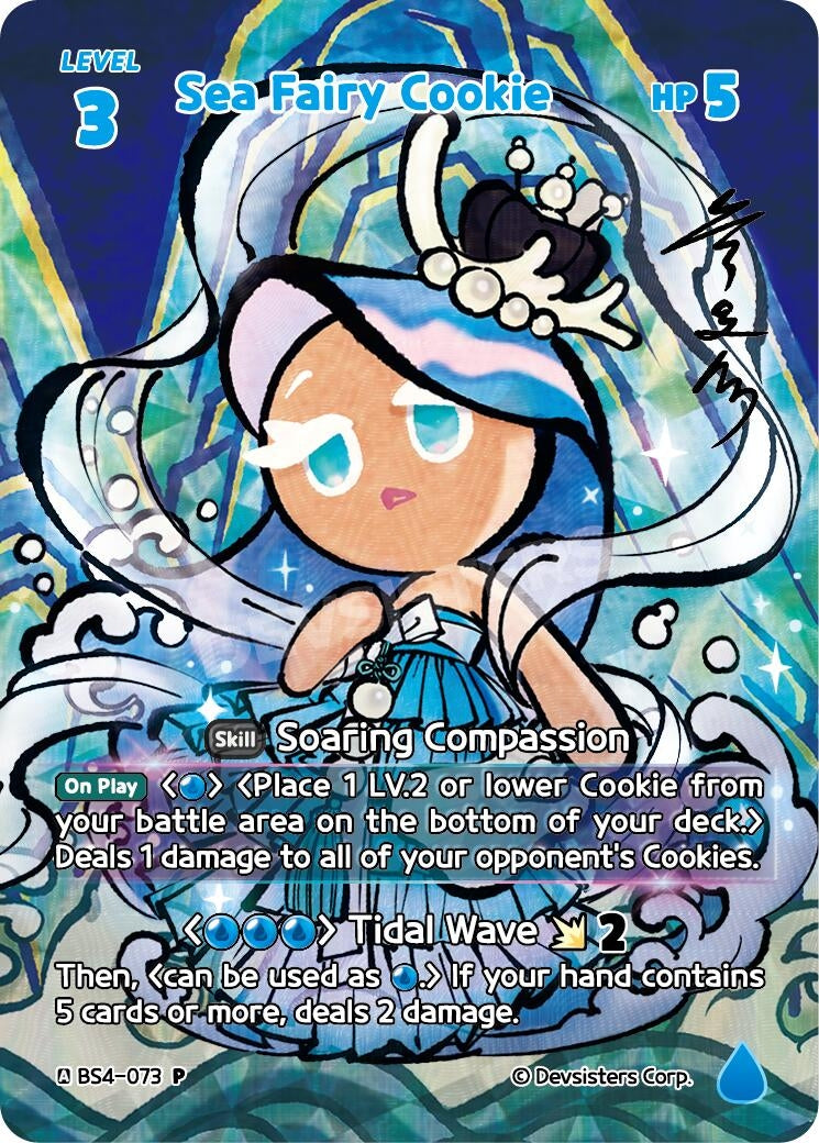 Image for Sea Fairy Cookie (BS4-073) (P) - CookieRun: Braverse TCG
