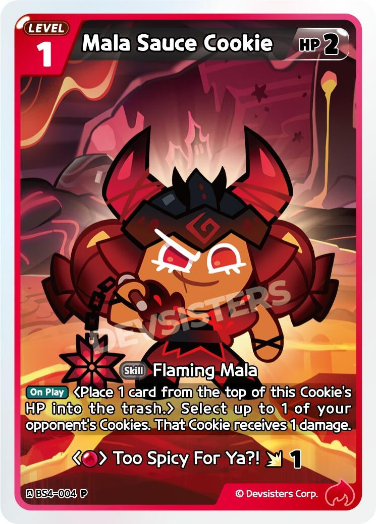 Image for Mala Sauce Cookie (004) (BS4-004) (P) - CookieRun: Braverse TCG