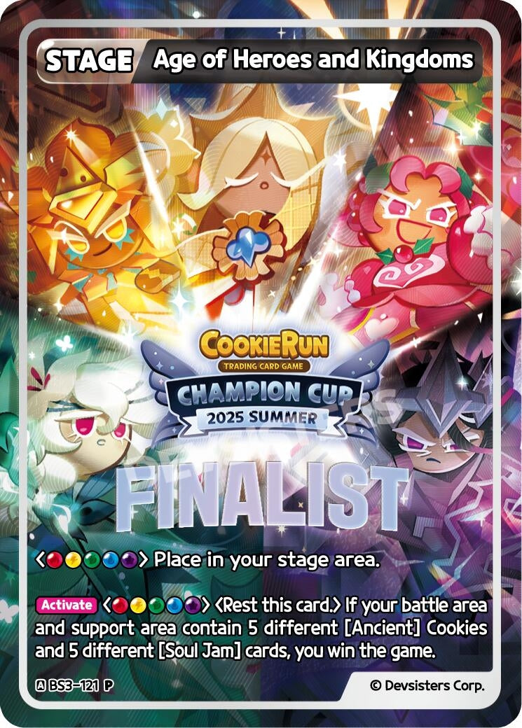 Image for Age of Heroes and Kingdoms (Finalist) (Ver 1.) (BS3-121) (P) - CookieRun: Braverse TCG