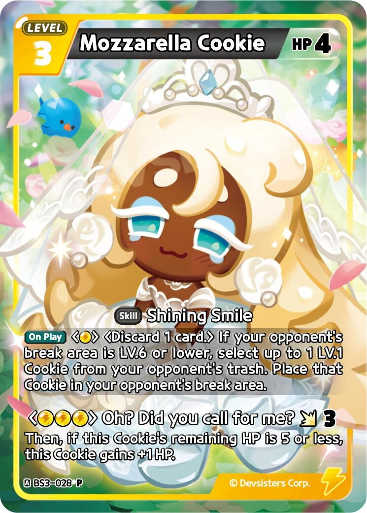 Image for Mozzarella Cookie (BS3-028) (P) - CookieRun: Braverse TCG