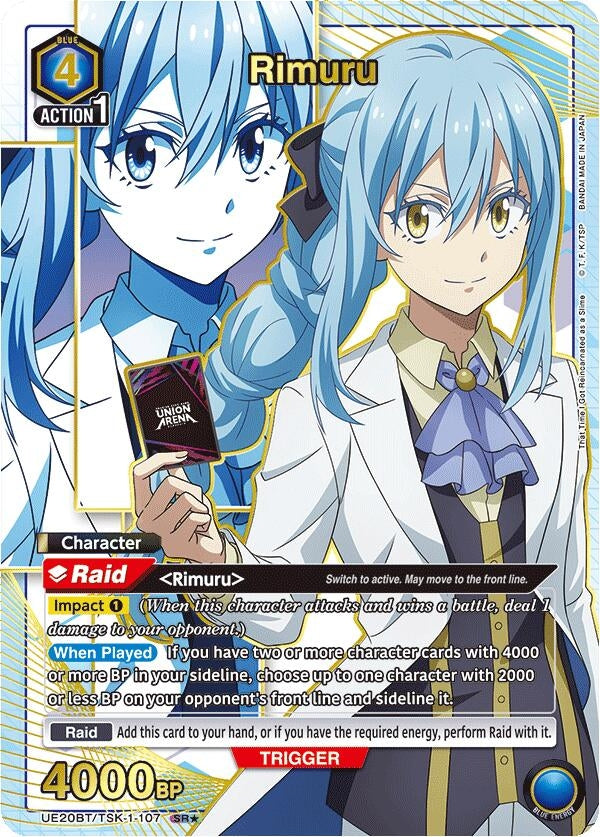 Image for Rimuru (107) (Box Topper Gold Foil) (UE20BT/TSK-1-107) (UE20BT) - Union Arena