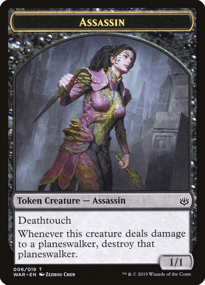 Jeton Assassin [Jetons La guerre des Planeswalkers]