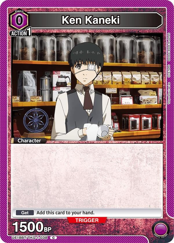 Image for Ken Kaneki (Box Topper Foil) (UE18BT/TKG-1-038) (UE18BT) - Union Arena