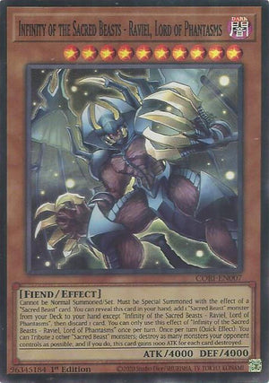 Infinity of the Sacred Beasts - Raviel, Lord of Phantasms [CORI-EN007] Super Rare