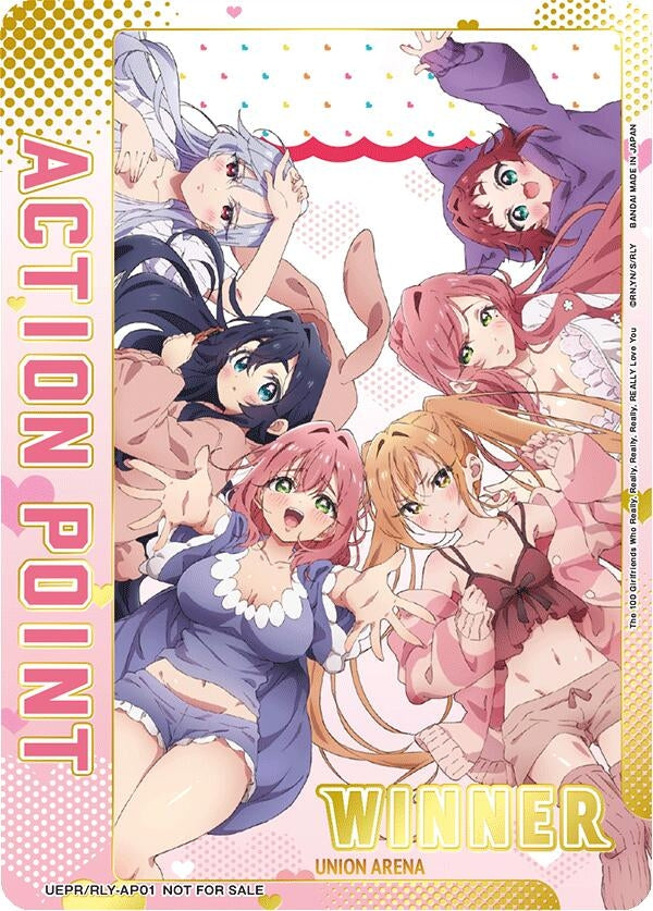 Image for Action Point Card (The 100 Girlfriends Who Really, Really, Really, Really, REALLY Love You) (Winner) - Union Arena