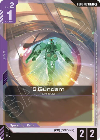 Image for 0 Gundam (Store Tournament Participation Pack 05) (GD03-063) (GCG-PR) - Gundam Card Game
