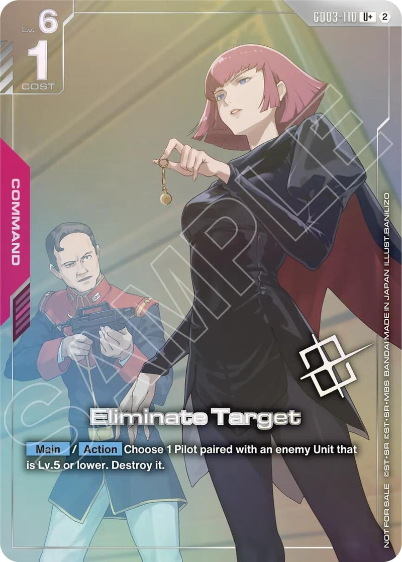 Image for Eliminate Target (Store Tournament Winner Pack 05) (GD03-110) (GCG-PR) - Gundam Card Game