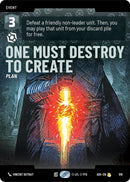 One Must Destroy to Create (816) (Prestige) (816) [Ashes of the Empire]