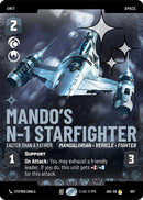 Mando's N-1 Starfighter - Faster than a Fathier (857) (Prestige Foil) (857) [Ashes of the Empire]