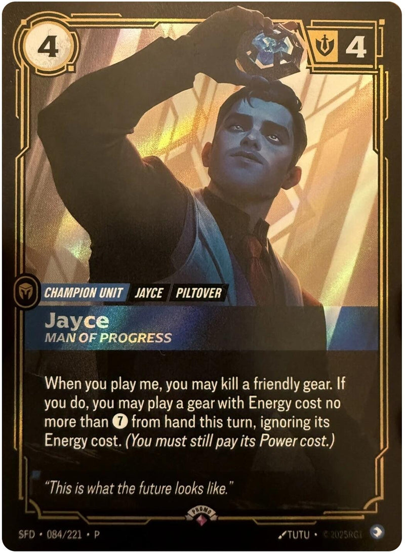 Image for Jayce - Man of Progress (084/221) (OPP) - Riftbound: League of Legends Trading Card Game