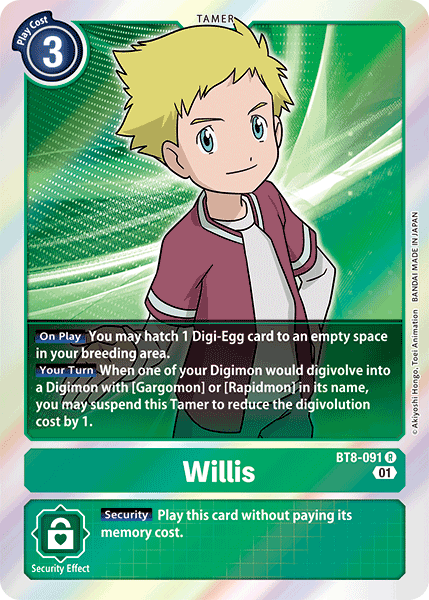 Willis [BT8-091] [Nuevo Despertar]