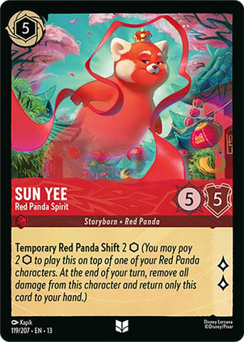 Sun Yee - Red Panda Spirit (119/204) [Attack of the Vine!]