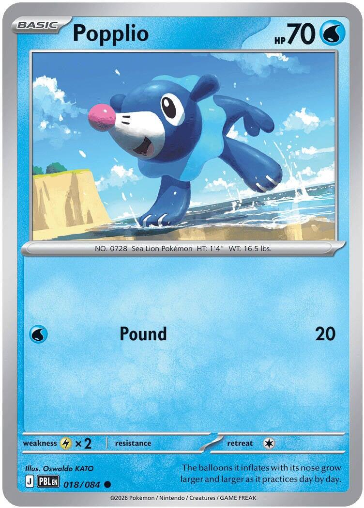 Popplio (018/084) [Mega Evolution: Pitch Black]