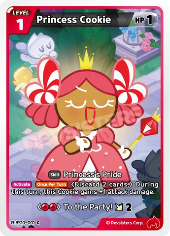 Image for Princess Cookie (BS10-001) (BS10-BS11) - CookieRun: Braverse TCG