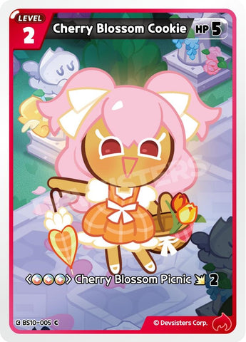 Image for Cherry Blossom Cookie (BS10-005) (BS10-BS11) - CookieRun: Braverse TCG