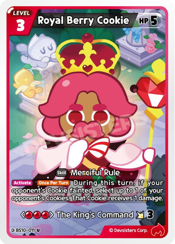Image for Royal Berry Cookie (BS10-011) (BS10-BS11) - CookieRun: Braverse TCG